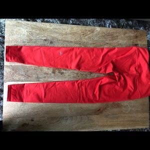 Alo yoga pants bright Candy red!